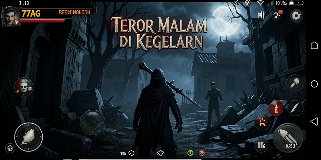 Gameplay menakutkan dalam suasana mencekam dari 77AG.