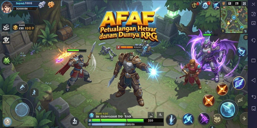 Tampilan gameplay AFAF yang dinamis dan mendebarkan.