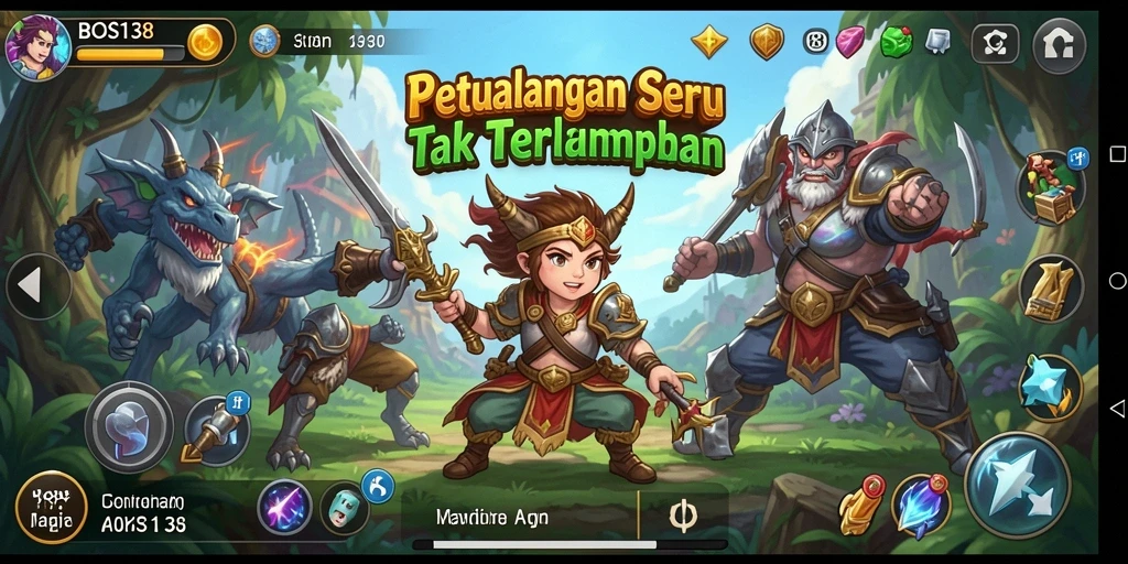 Screenshot dari gameplay BOS138 menampilkan petualangan menakjubkan.