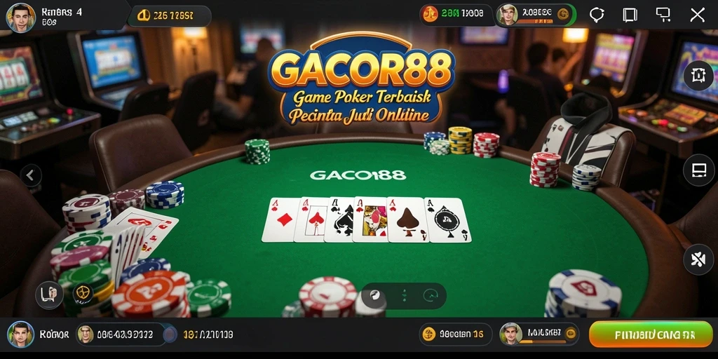 Screenshot GACOR88 menampilkan gameplay seru dan interaktif Poker.