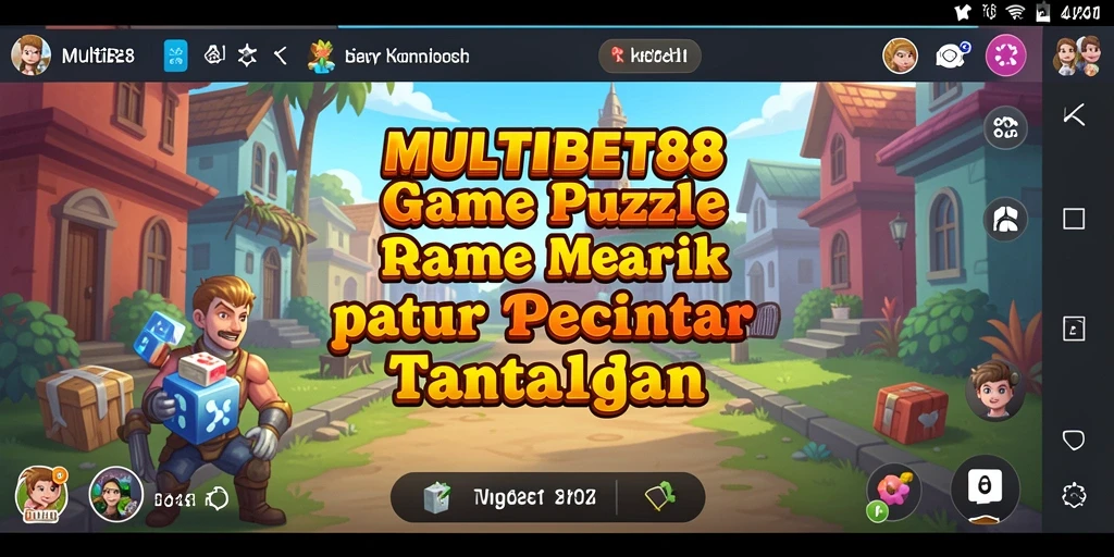 Tampilan gameplay MULTIBET88 menampilkan teka-teki yang menarik dan penuh warna.