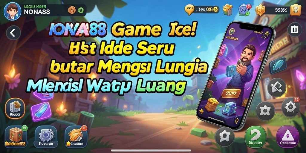 Screenshot utama NONA88 menampilkan karakter dalam tindakan Idle yang menarik.