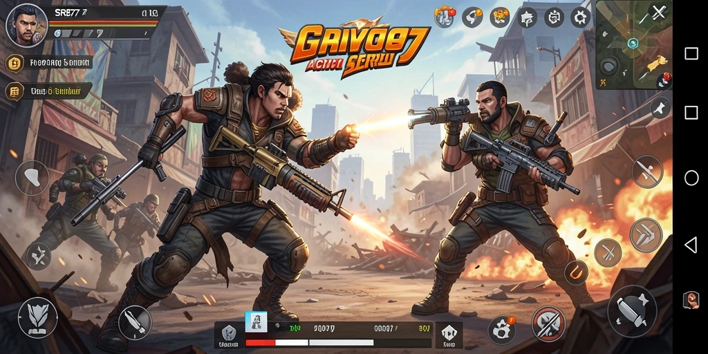 Tampilan gameplay SR877 yang mendebarkan dan penuh aksi.