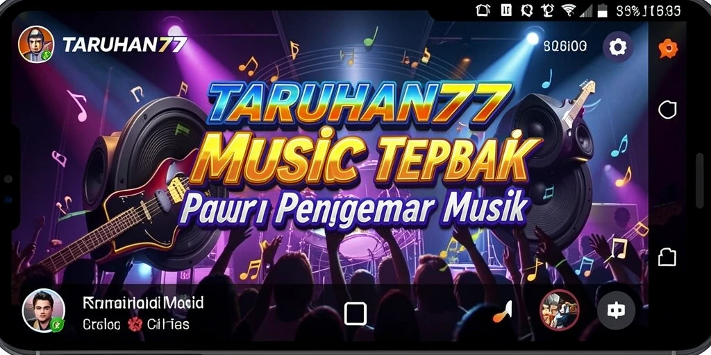 Tampilan visual yang menarik dari gameplay TARUHAN77 dengan musik yang seru.