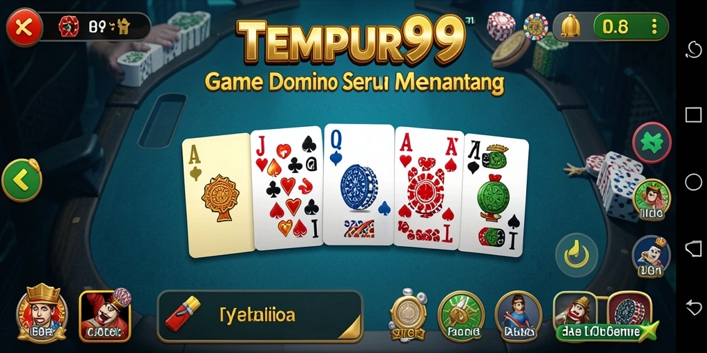 Screenshot gameplay TEMPUR99 dengan pemain yang sedang beraksi.