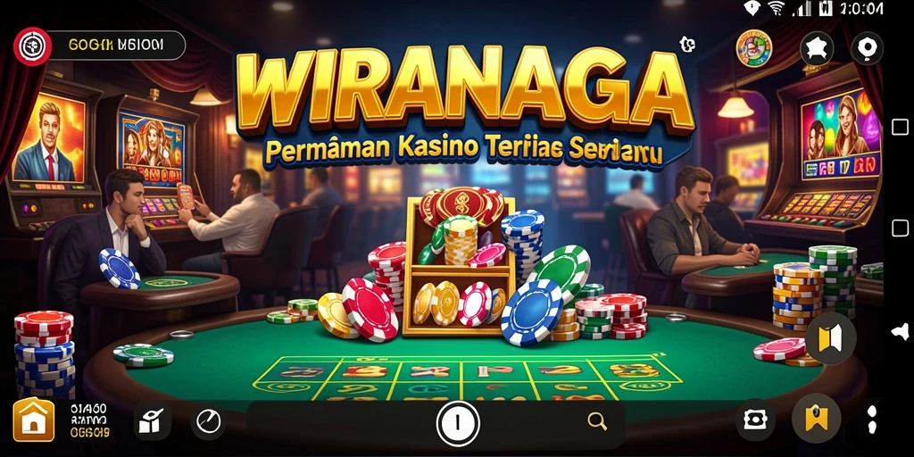 Tampilan gameplay kasino yang menarik di WIRANAGA.